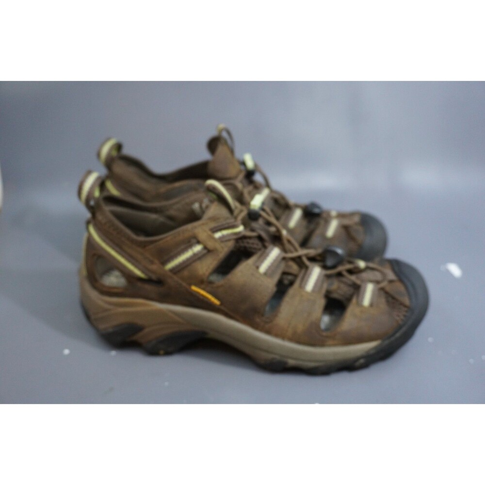 KEEN Arroyo II Womens Hiking Sandals Shoes Size 8 Brown Leather Trail Water Vent